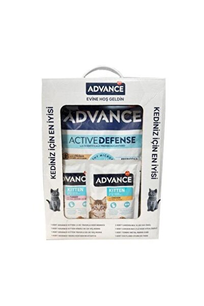Advance Tavuklu Yavru Kedi Maması 1,5 Kg Prm.Set