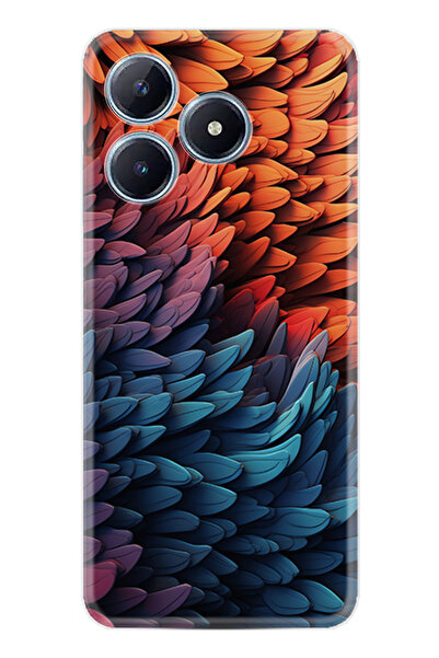 realme C61 Kılıf Boutique Baskılı Resimli Yapraklar Pcode -090