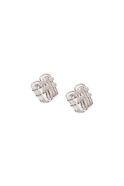RİVUS Silver Minimalist Stone Earrings