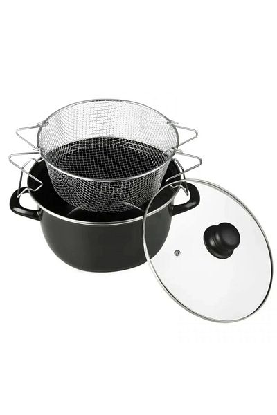 MyBru Enameled Wire Frying Pot 24 Cm