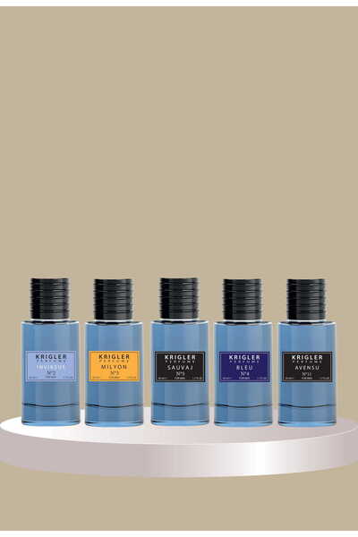 Krigler 5 Adet / 50 ml Karşık Erkek Parfüm 250 ml