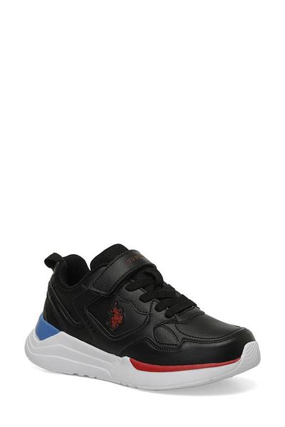 U.S. Polo Assn. Inter Jr 4Pr Black Boy's Sneaker - Comfortable Design