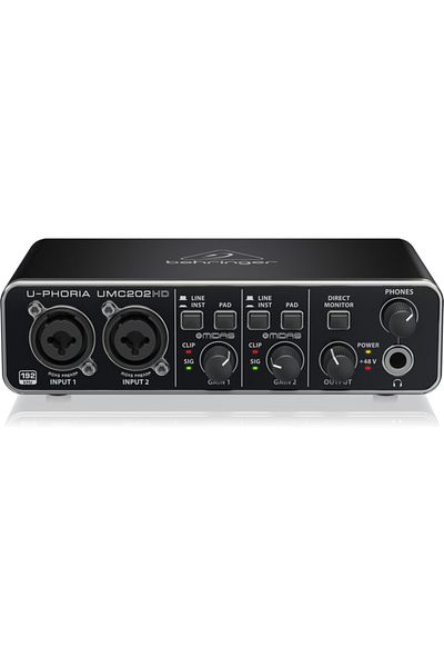 Behringer Umc202Hd Sound Card