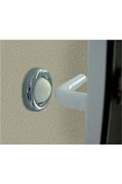 bym yapı Chrome Wall Bumper - Door Handle Stop and Protection