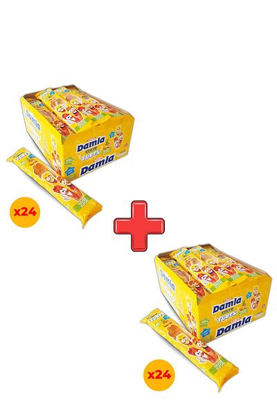 TAYAŞ Damla Sour Tubes Licorice Tropical Gel Sugar Bag 30 Gr