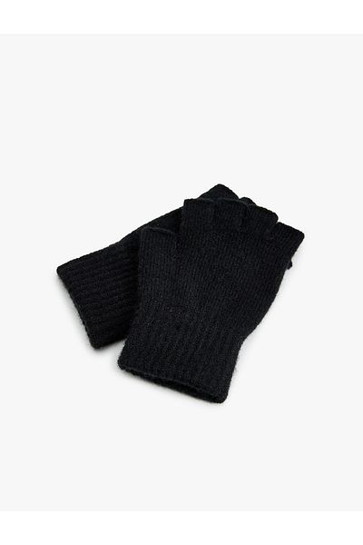 Koton Knitted Gloves - Fingerless Design
