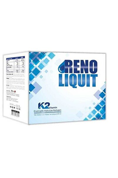 Renova Reno Liquit K2 Vitamin Enzimatik Hidrolize Kollajen 30X30ml Oral İçile...