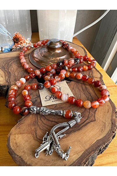 parze doğaltaş مسبحة صلاة من الحجر الطبيعي العقيق 99