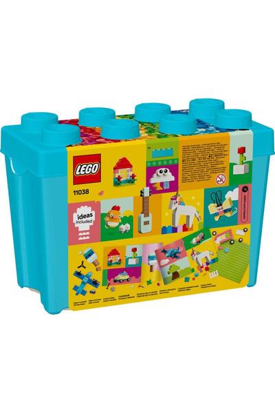 LEGO ® مجموعة ألعاب كلاسيكية نابضة بالحياة من الطوب الإبداعي 11038