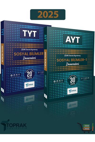 Toprak Yayıncılık 2025 AYT Sosyal Bilimler-1 ve TYT Sosyal Bilimler Deneme Seti
