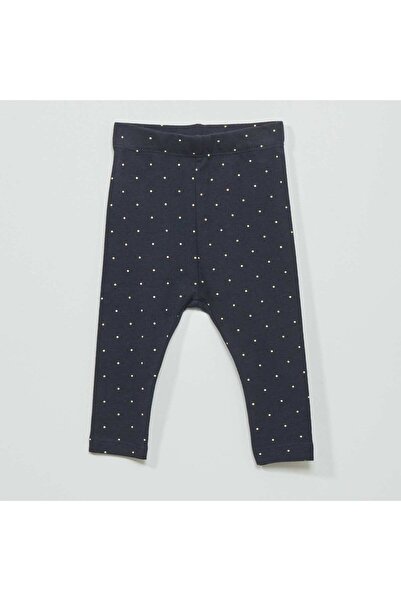 KIABI بنطال طويل بتصميم صديق للبيئة من NAVY DOTS