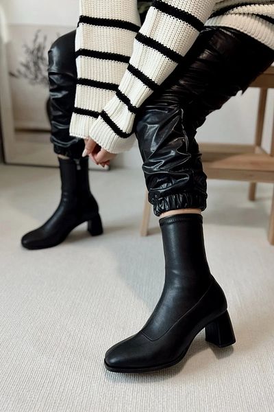 Neco Γυναικεία μποτάκια Eleanor Stretch με φερμουάρ με φερμουάρ