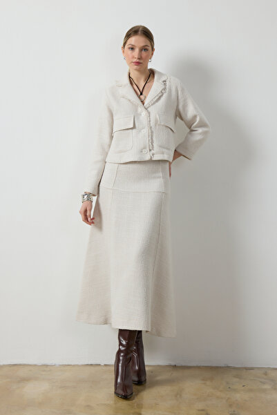 Birgül Bektaş Beyaz Tüvit Takım