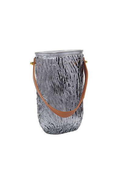 Afthonia Deri Detaylı Dekoratif Vazo