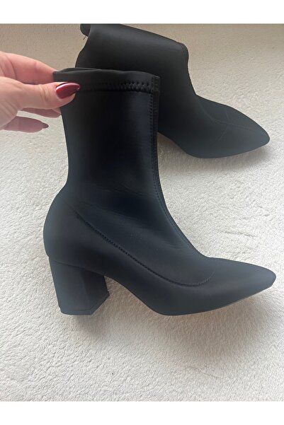 modadanall streç,dalgıç kumaş,kalın topuk,çorap,bot