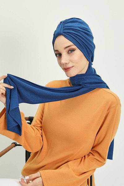 Aisha's Design عمامة بونيه مع وشاح شتوي، b-80rb