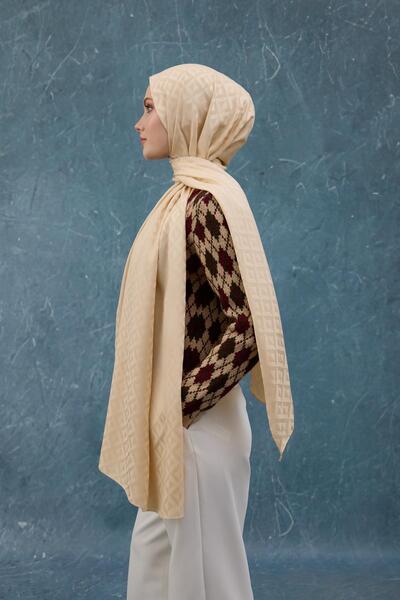 İpekhan Μπεζ Μεταξένιο Ζακάρ Σάλι - Φθινόπωρο Χειμώνας 9019-26