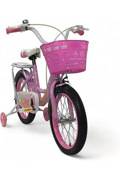ALBADER Freestyle Kids Bike 16 Inch Bicycle for Girls Modern Design, Ages 7-10 Years