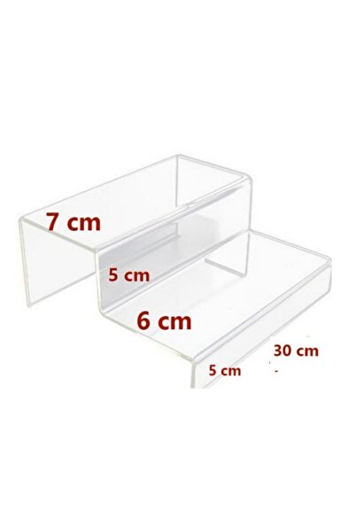 KESİTA TASARIM 2 Basamaklı(2 KADEMELİ). Merdiven Sergileme Standı 30 Cm