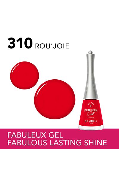 Bourjois Fabuleux Gel Nail Polish - 310 - Rou’joie, 9ml