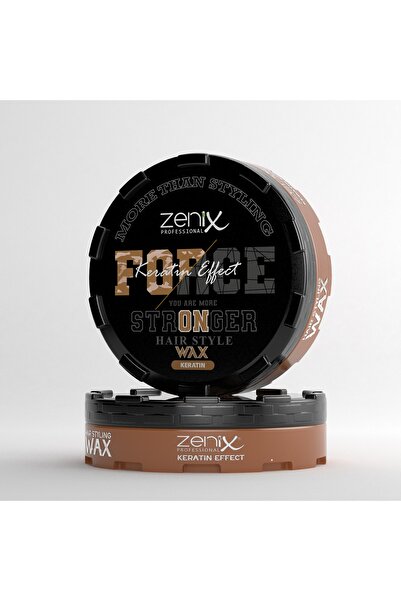 Zenix ZENİX FORCE SAÇ ŞEKİLLENDİRİCİ WAX KERATİN 150 ml