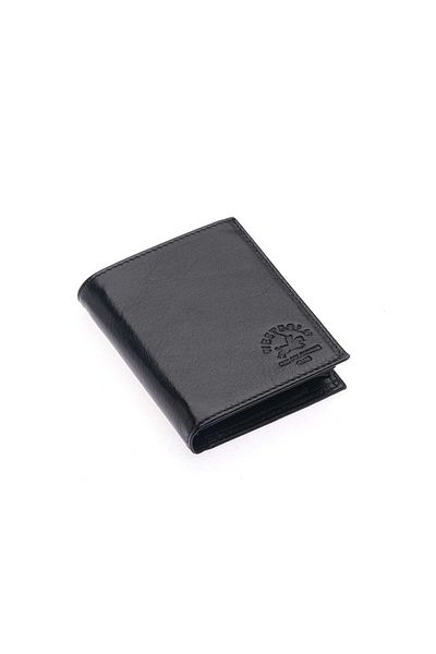 WEST POLO CÜZDAN Genuine Leather Men's Wallet with Black Coin Compartment and Plenty of Card Holders Try01
