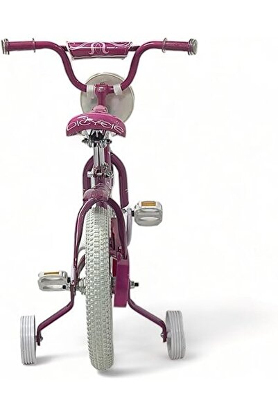 ALBADER Freestyle Kids Bike 14 Inch Bicycle for Girls Ages 4-8 Years, With Training Wheels and Air Tires