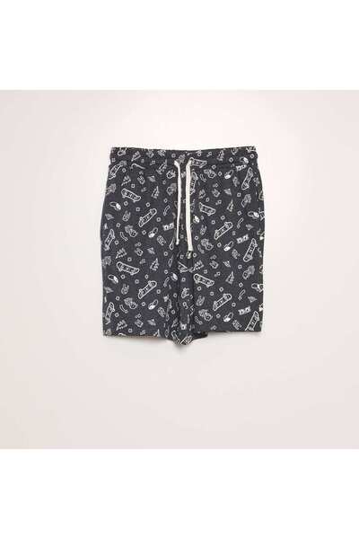 KIABI Pack of 2 pairs of jersey shorts WHITE