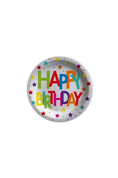 TATLI GÜNLER Superstar Birthday Plate 23cm (8Ad)