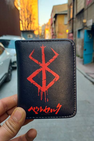Köstebek Black Anime Berserk Band of the Short Wallet