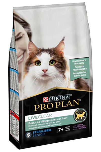 Pro Plan Liveclear Hindili Kısırlaştırılmış Yaşlı Kedi Maması 1,4kg
