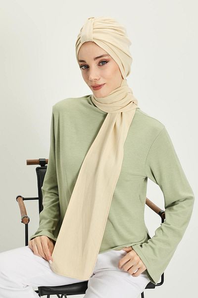 Aisha's Design عمامة بونيه مع وشاح شتوي، b-80rb