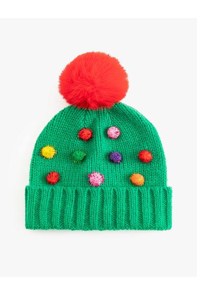 Koton Pompom Detailed Beret