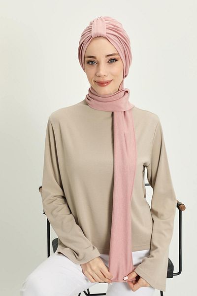 Aisha's Design عمامة بونيه مع وشاح شتوي، b-80rb