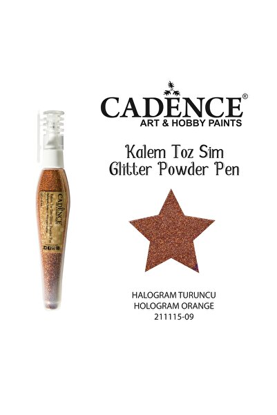 Cadence KALEM TOZ SİM 211115-09 HOLOGRAM TURUNCU 10GR