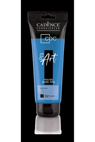 Cadence Boya طلاء أكريليك ثقيل الجسم من بروارت Pr-052 كينج بلو 120 مل