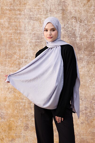 İpekhan Φθινοπωρινό Χειμώνα Μεταξένιο Σάλι Ζακάρ Ασημί 9020-09