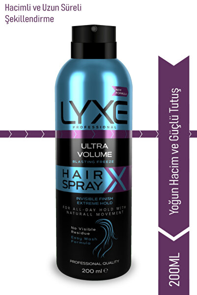LYXE Ultra Volume Saç Spreyi, 200 ml