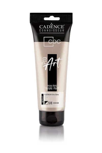 Cadence PROART HEAVY BODY AKRİLİK BOYA PRD-518 PLATİN 120ML