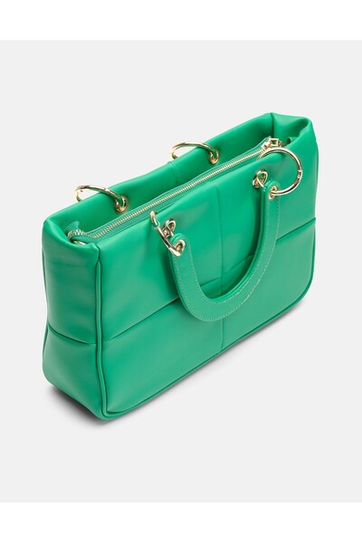 Seniorah Green Patterned Women's Bag with Strap