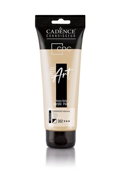 Cadence PROART HEAVY BODY METALİK AKRİLİK BOYA PRM-302 ŞAMPANYA 120ML