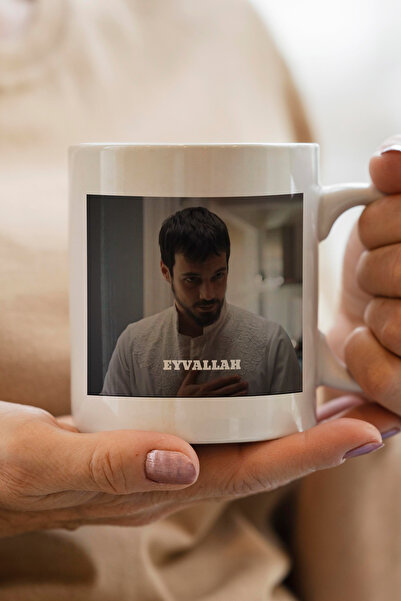 South Steel كوب فاخر مطبوع عليه Cüneyd Efendi باللون الأحمر