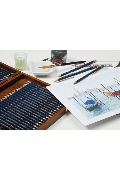 Derwent Watercolour Metal Box of 12