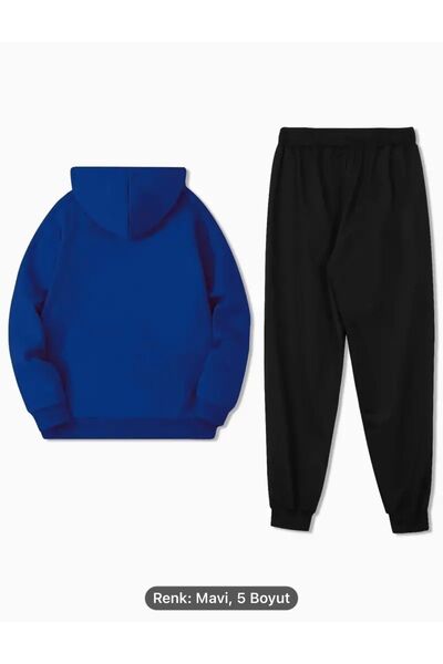 NEW TRENDY COLLECTİON Men's Inner 2L Tracksuit Suit Los Angeles Printed