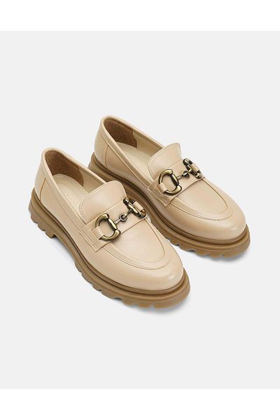 Jorbinol Pantofi Oxford din piele simplă Pella