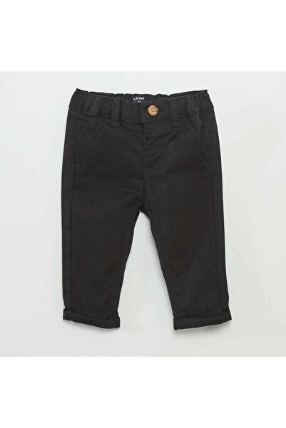KIABI Plain chinos BLACK