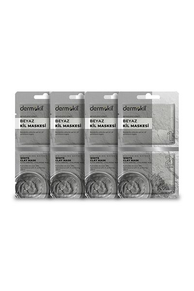 Dermokil Dermokil Whitening Effect Clay Mask*Set of 4