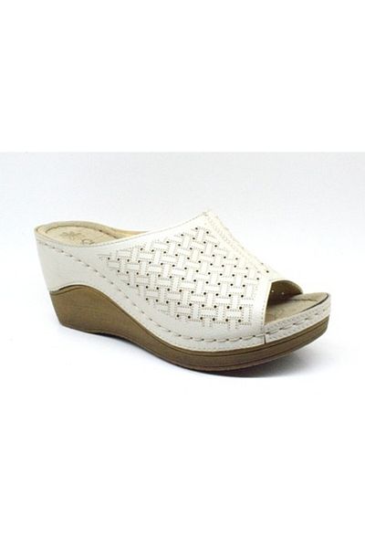 Carlaverde High Sole Orthopedic Women's Slippers Heel Height 7 cm 170640
