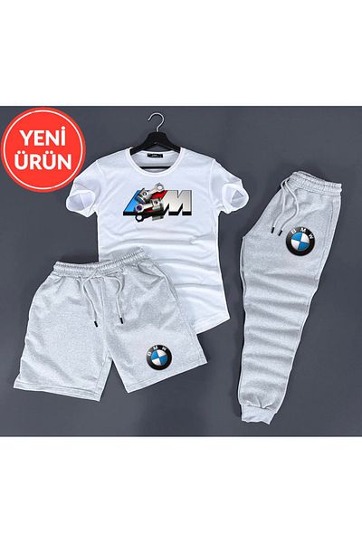 Minikelya New Season 3-Piece Tracksuit Set with Shorts