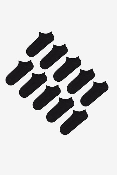 Penti Schwarze Basic-Socken für Herren im 10er-Pack